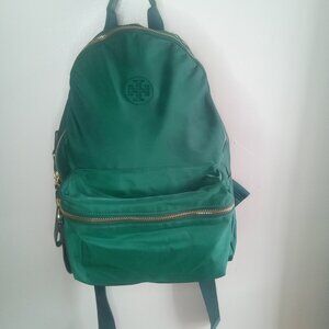 (2021) TORY BURCH ELLA NYLON BACKPACK GREEN
